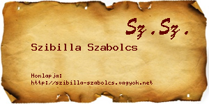 Szibilla Szabolcs névjegykártya